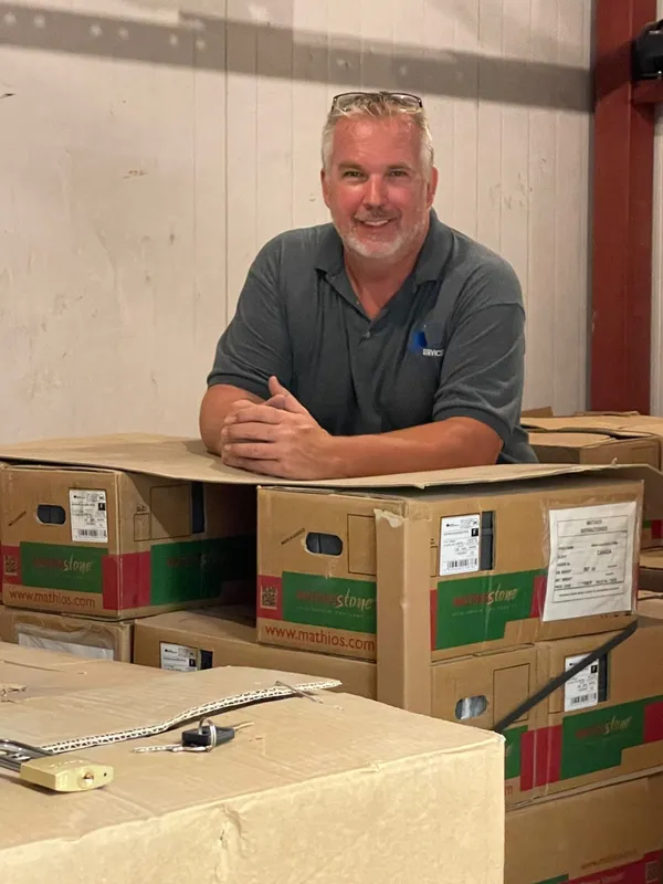 Shaun Benson, owner of Maritime Stone & Decor